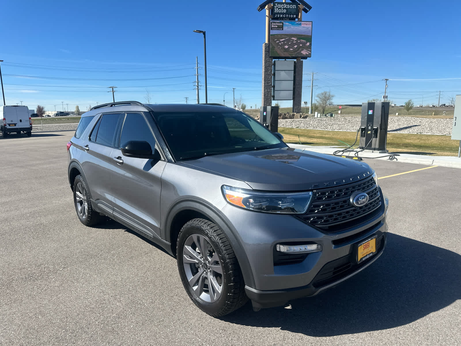 Carbonized Gray 2022 Ford Explorer XLT AWD SUV / Crossover All-Wheel Drive Automatic
