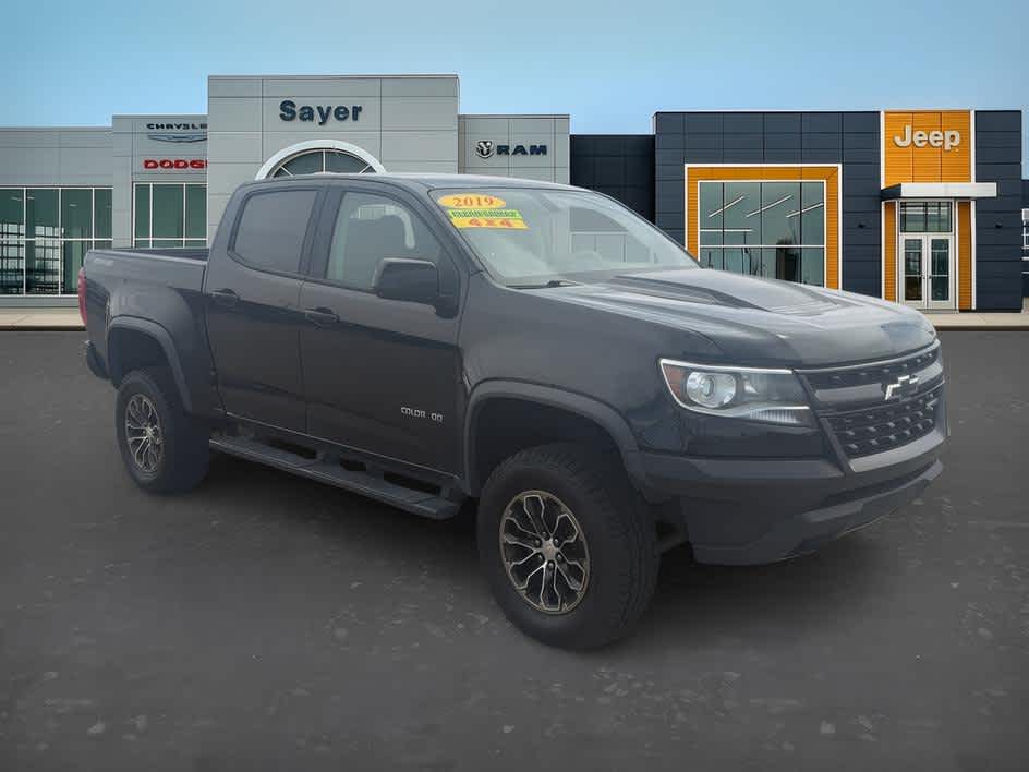 Black 2019 Chevrolet Colorado Pickup Truck Four-Wheel Drive Automatic