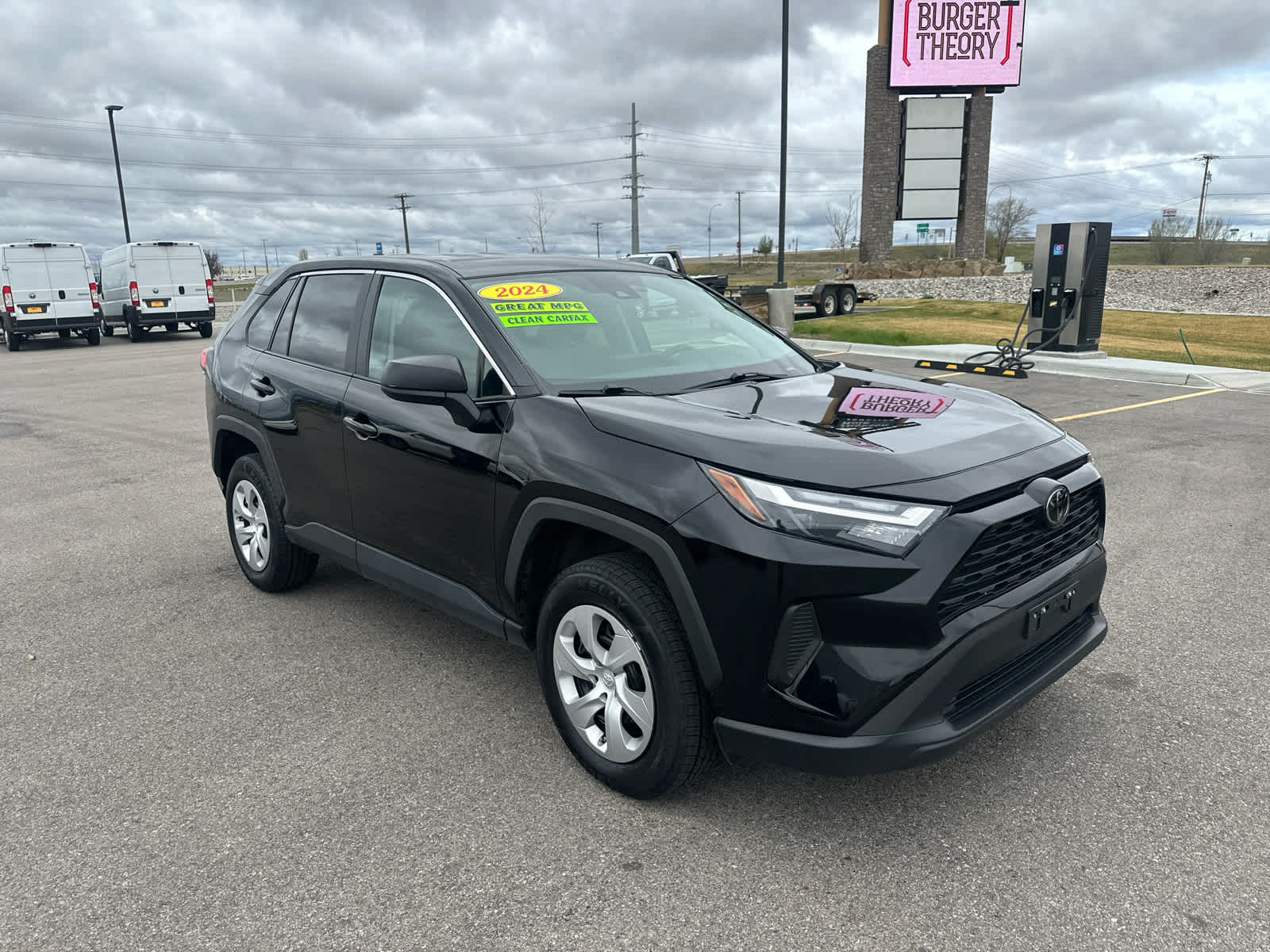 Midnight Black Metallic 2024 Toyota RAV4 LE AWD SUV / Crossover All-Wheel Drive 8-Speed Automatic