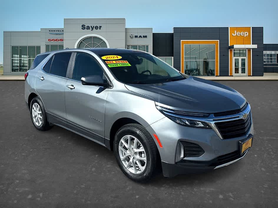 Sterling Gray Metallic 2024 Chevrolet Equinox LT AWD with 1LT SUV / Crossover Four-Wheel Drive 6-Speed Automatic