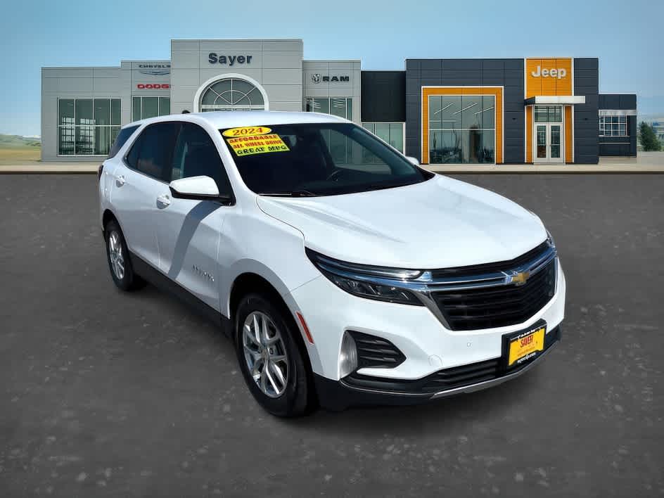 Summit White 2024 Chevrolet Equinox LT AWD with 1LT SUV / Crossover Four-Wheel Drive 6-Speed Automatic