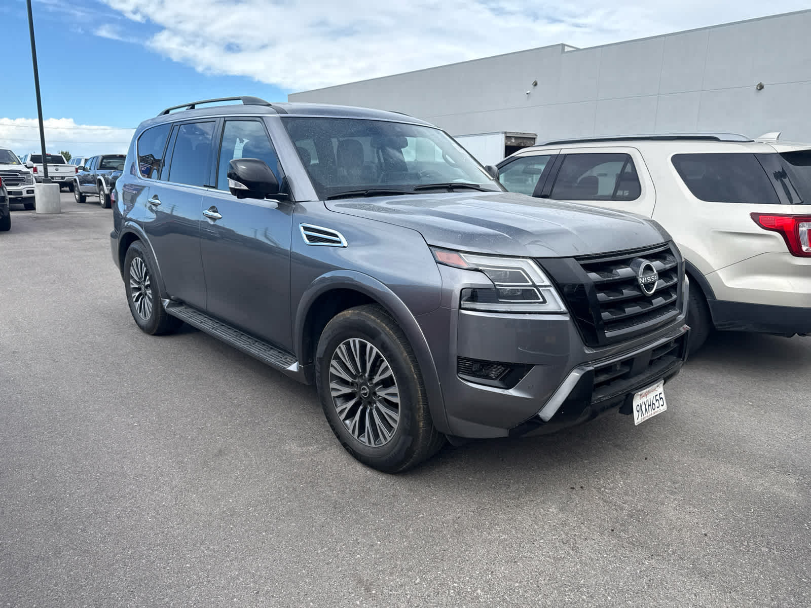 Gray (Gun Metallic) 2023 Nissan Armada SUV / Crossover Four-Wheel Drive 7-Speed Automatic