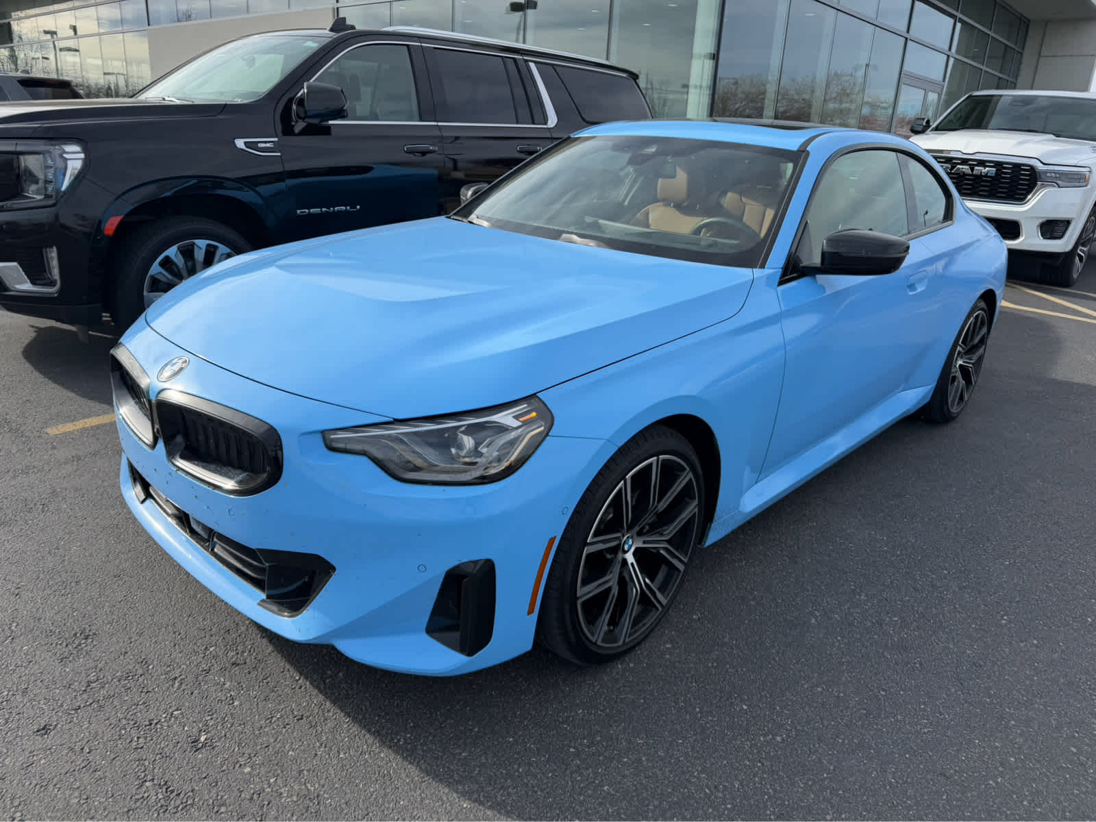 Zandvoort Blue Wrap 2023 BMW 2 Series 230i Coupe xDrive AWD Coupe All-Wheel Drive 8-Speed Automatic