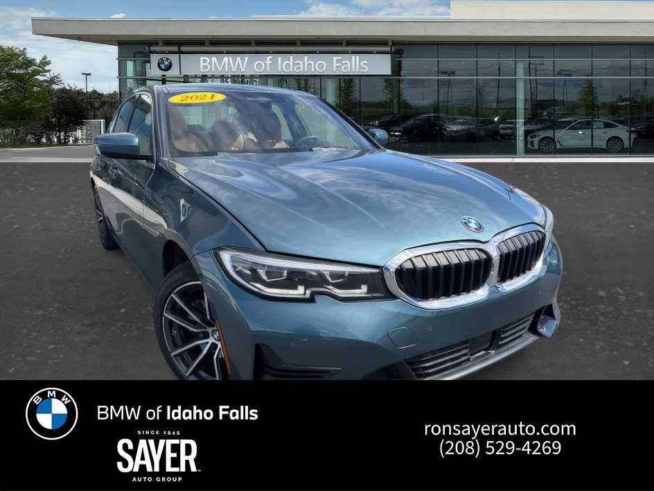 Blue Ridge Mountain Metallic 2021 BMW 3 Series 330i xDrive AWD Sedan All-Wheel Drive 8-Speed Automatic