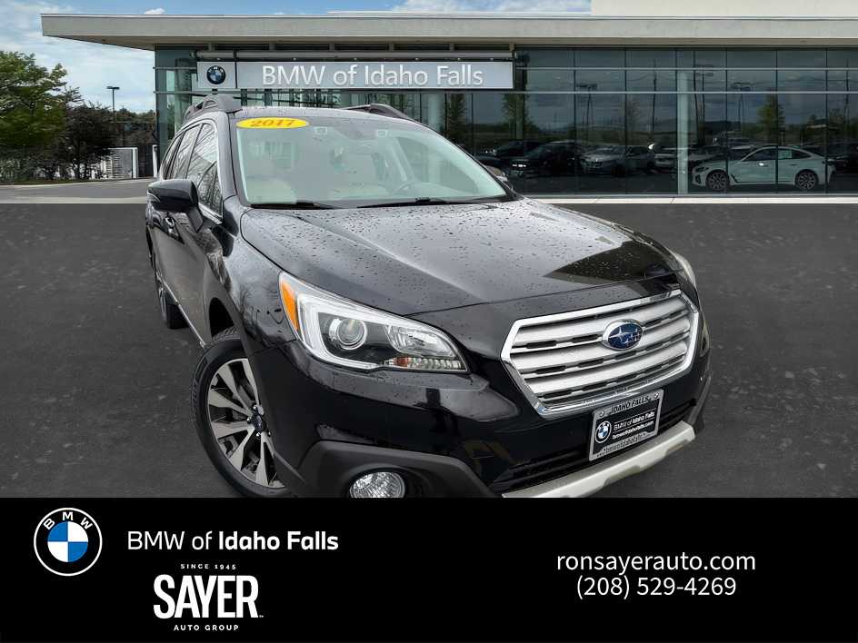 Crystal Black Silica 2017 Subaru Outback 2.5i Limited AWD Wagon All-Wheel Drive Continuously Variable Transmission