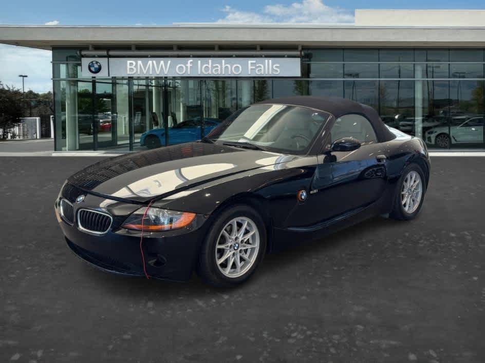 Jet Black 2003 BMW Z4 2.5i Roadster RWD Convertible Rear-Wheel Drive 5-Speed Automatic
