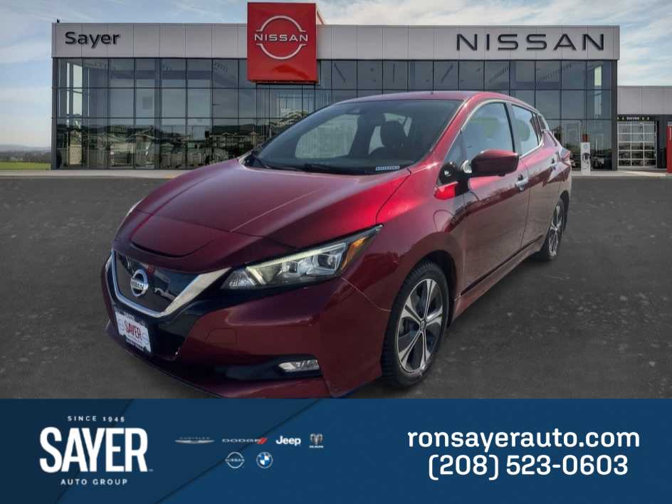 Red (Scarlet Ember) 2022 Nissan LEAF SV Plus FWD Hatchback Front-Wheel Drive 1-Speed Automatic