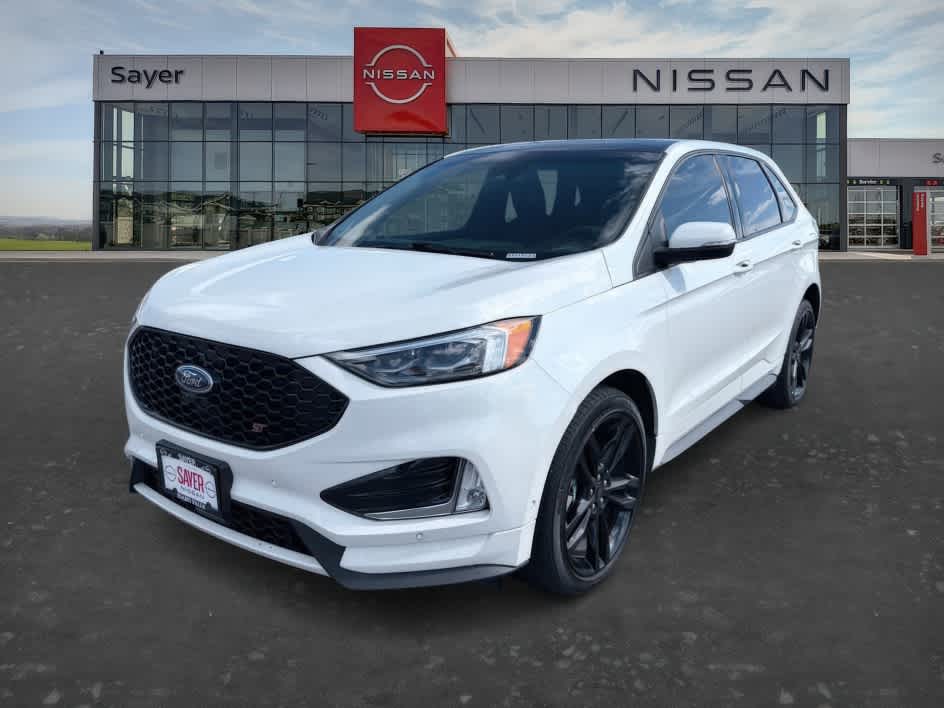 Star White Metallic Tri-Coat 2020 Ford Edge ST AWD SUV / Crossover All-Wheel Drive 8-Speed Automatic