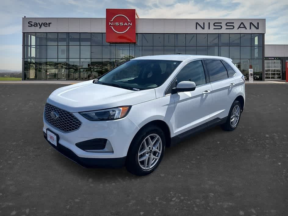 Oxford White 2023 Ford Edge SEL AWD SUV / Crossover All-Wheel Drive 8-Speed Automatic
