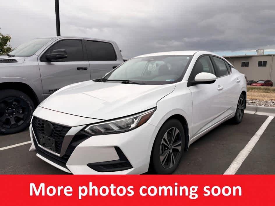 White (Fresh Powder) 2022 Nissan Sentra SV FWD Sedan Front-Wheel Drive Continuously Variable Transmission