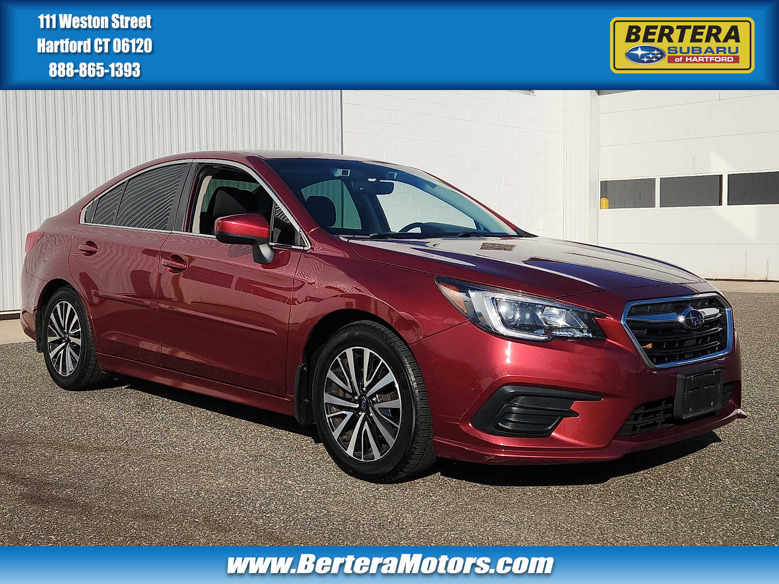 Crimson Red Pearl 2019 Subaru Legacy 2.5i Premium AWD Sedan All-Wheel Drive Continuously Variable Transmission