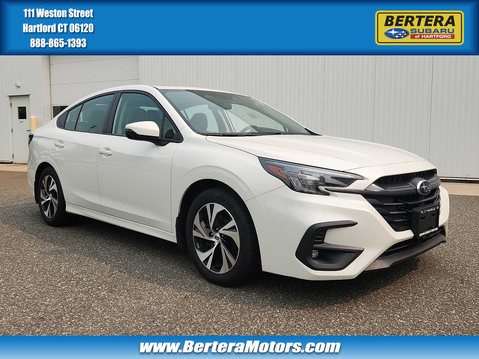 Crystal White Pearl 2024 Subaru Legacy Sedan All-Wheel Drive Continuously Variable Transmission