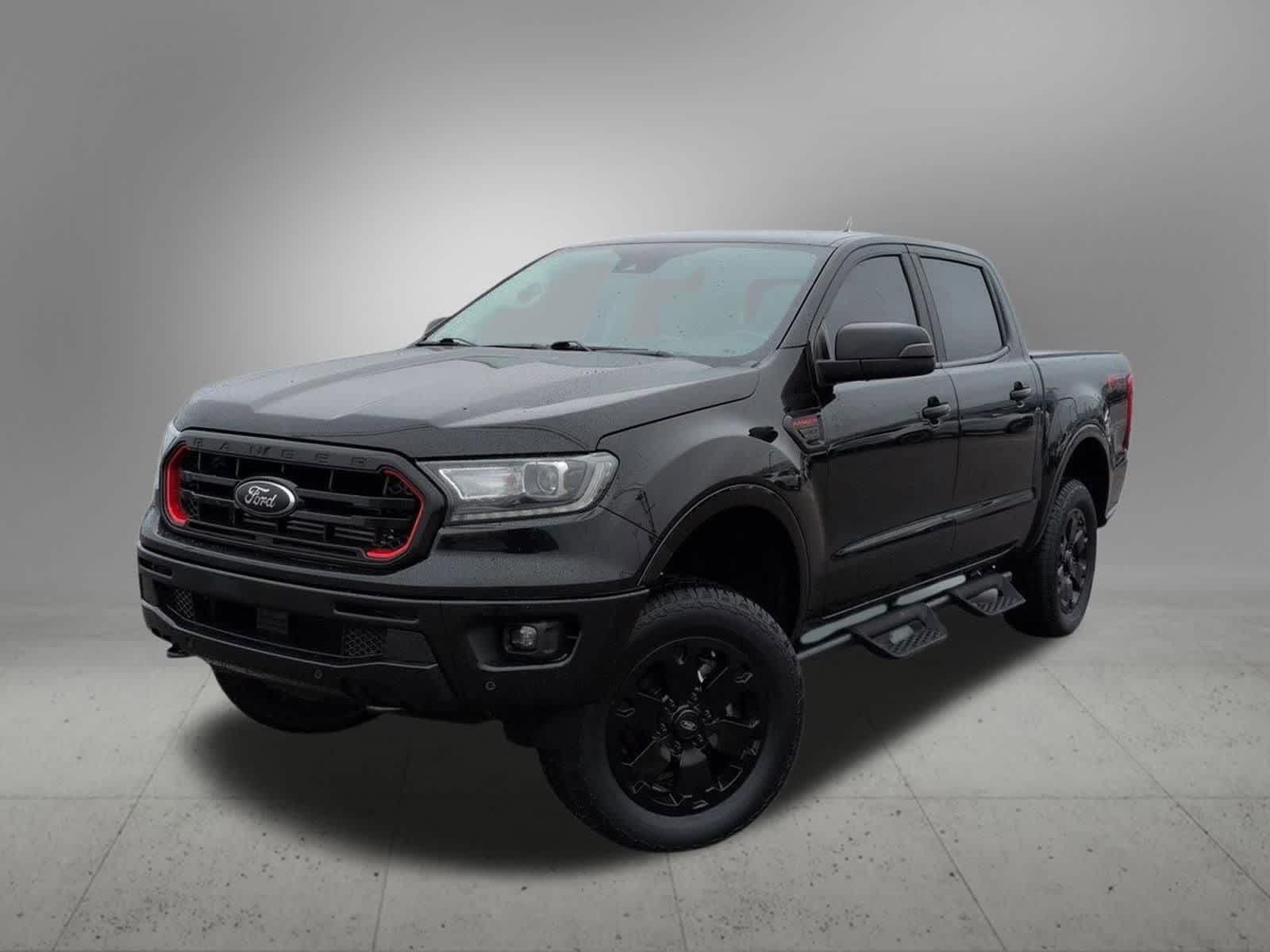 Shadow Black 2020 Ford Ranger Lariat SuperCrew 4WD Pickup Truck Four-Wheel Drive Automatic