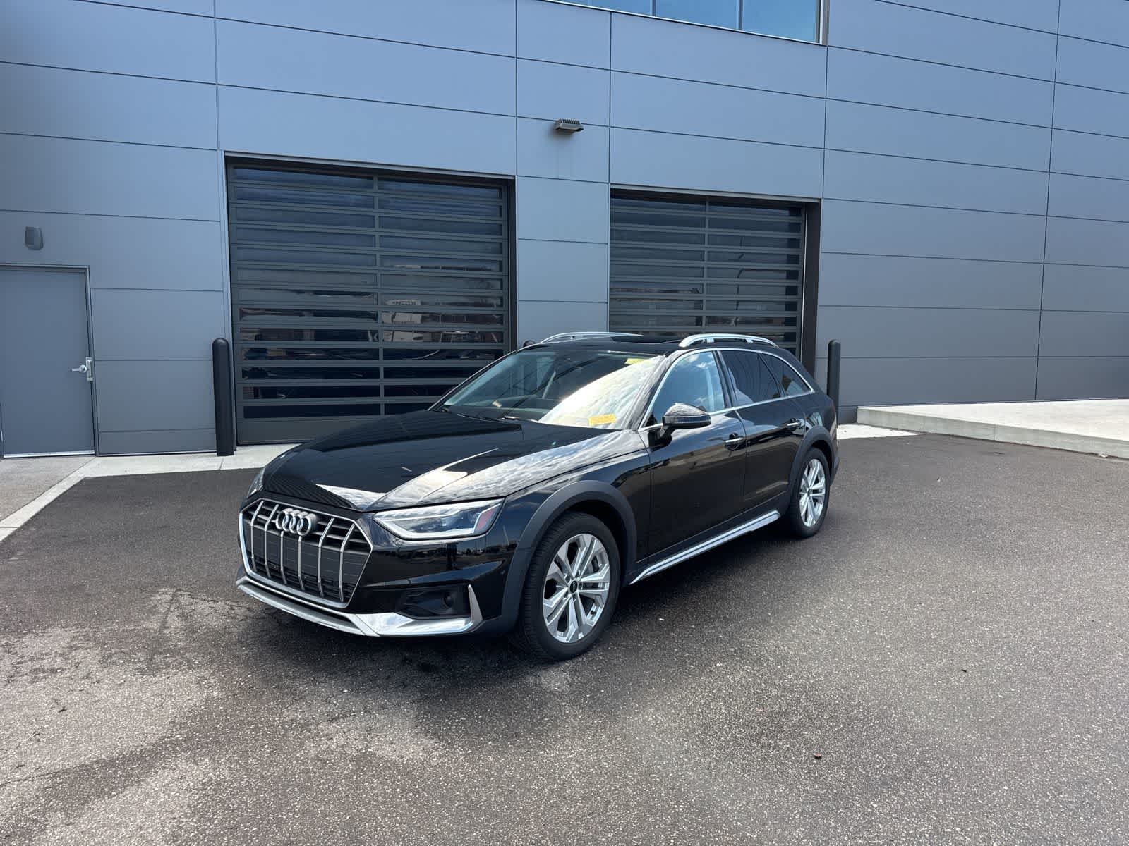 Black 2023 Audi A4 Allroad quattro Prestige 45 TFSI AWD Wagon All-Wheel Drive 8-Speed Automatic
