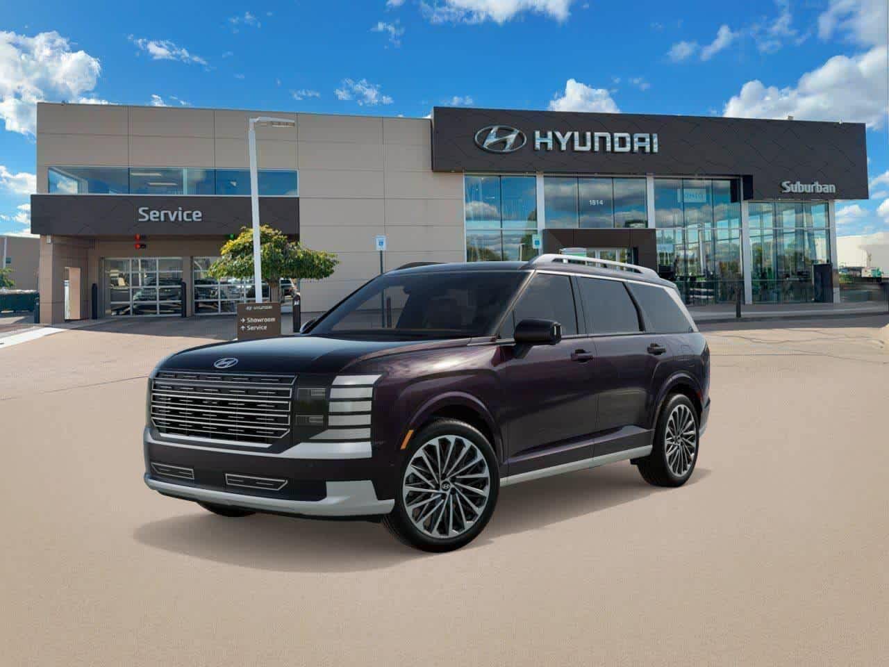 Red (Galaxy Maroon Pearl) 2027 Hyundai Palisade SUV / Crossover All-Wheel Drive 8-Speed Automatic