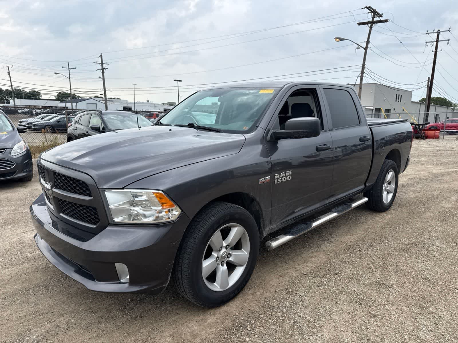 Gray (Granite Crystal Metallic Clearcoat) 2014 RAM 1500 Pickup Truck Four-Wheel Drive Automatic