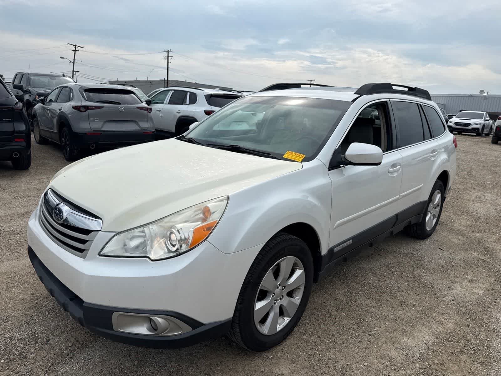 Satin White Pearl 2012 Subaru Outback Wagon All-Wheel Drive Automatic