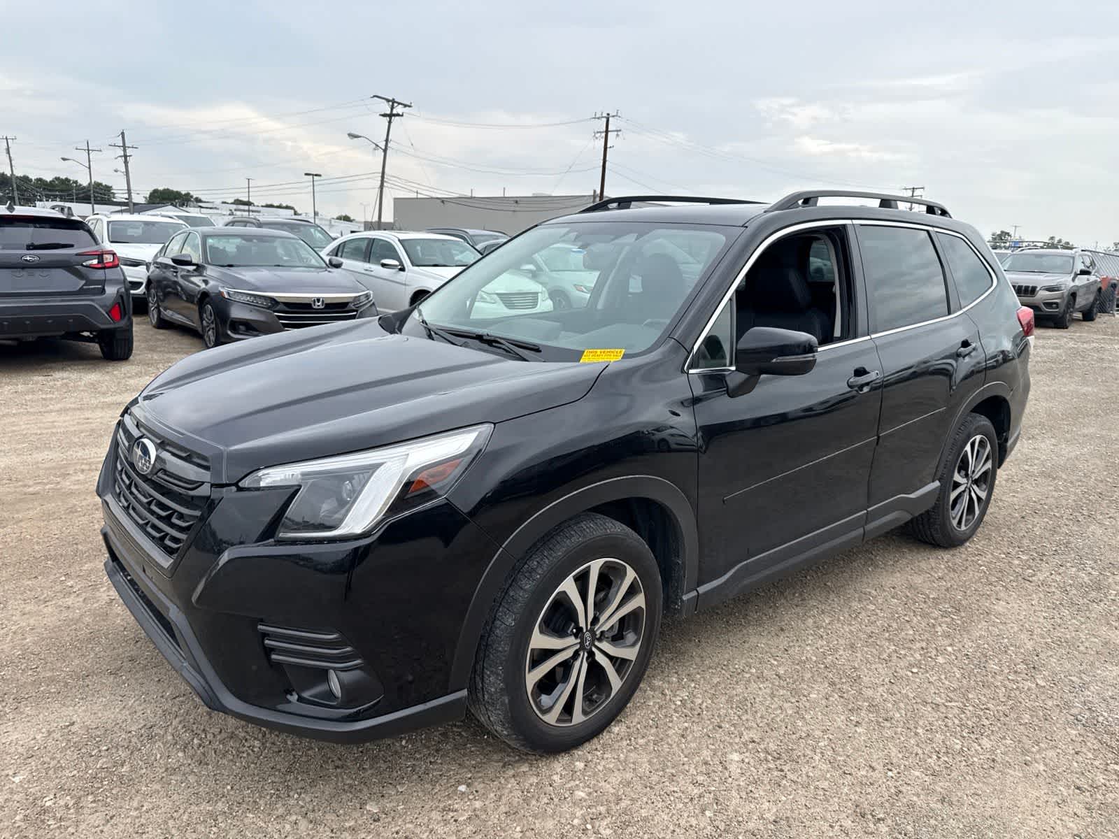 Crystal Black Silica 2023 Subaru Forester SUV / Crossover All-Wheel Drive Continuously Variable Transmission