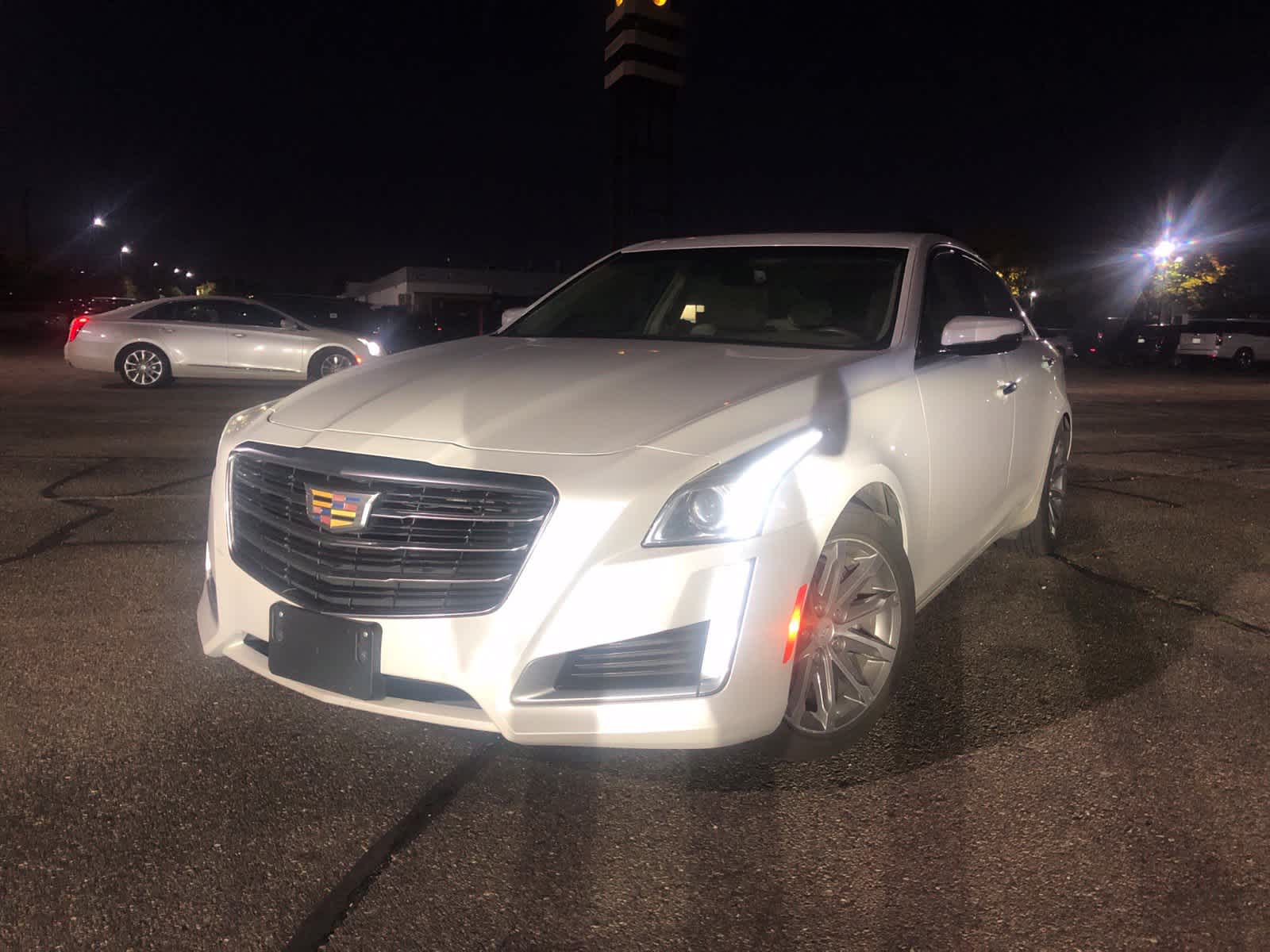 Crystal White Tricoat 2016 Cadillac CTS Sedan All-Wheel Drive Automatic