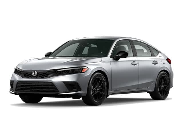 Lunar Silver Metallic 2024 Honda Civic Hatchback Hatchback Front-Wheel Drive Continuously Variable Transmission