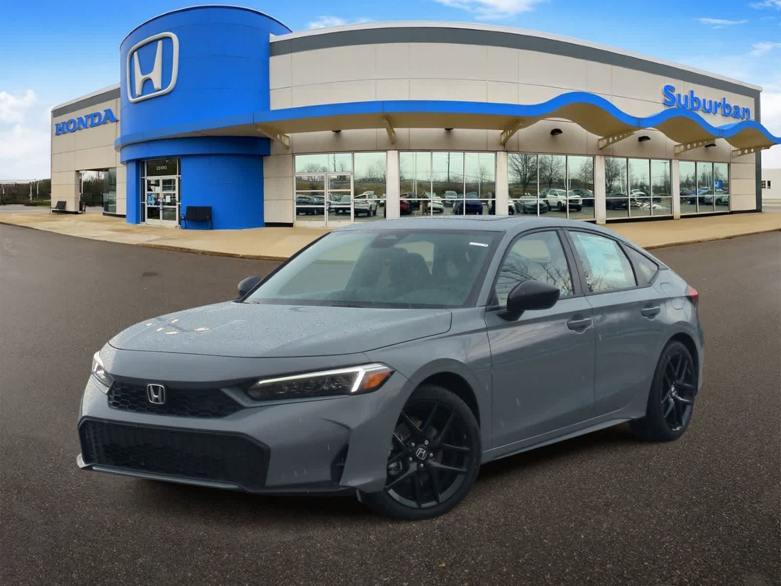 Urban Gray Pearl 2026 Honda Civic Hybrid Sport Hatchback FWD Hatchback Front-Wheel Drive Continuously Variable Transmission