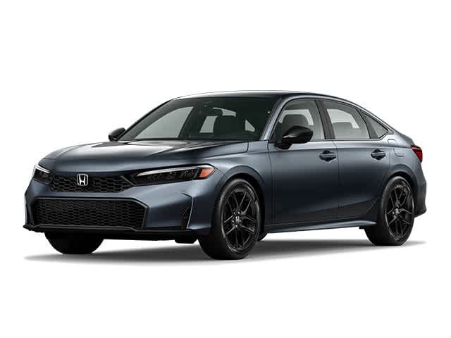 Meteorite Gray Metallic 2026 Honda Civic Sedan Front-Wheel Drive Continuously Variable Transmission