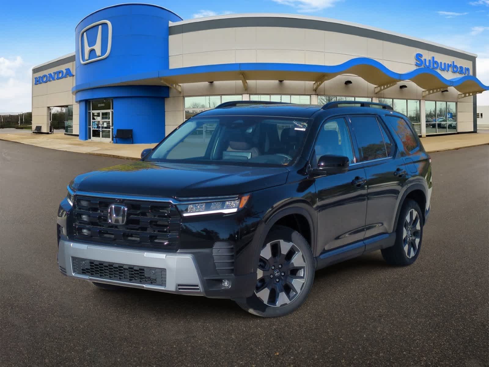 Crystal Black Pearl 2026 Honda Pilot SUV / Crossover All-Wheel Drive Automatic