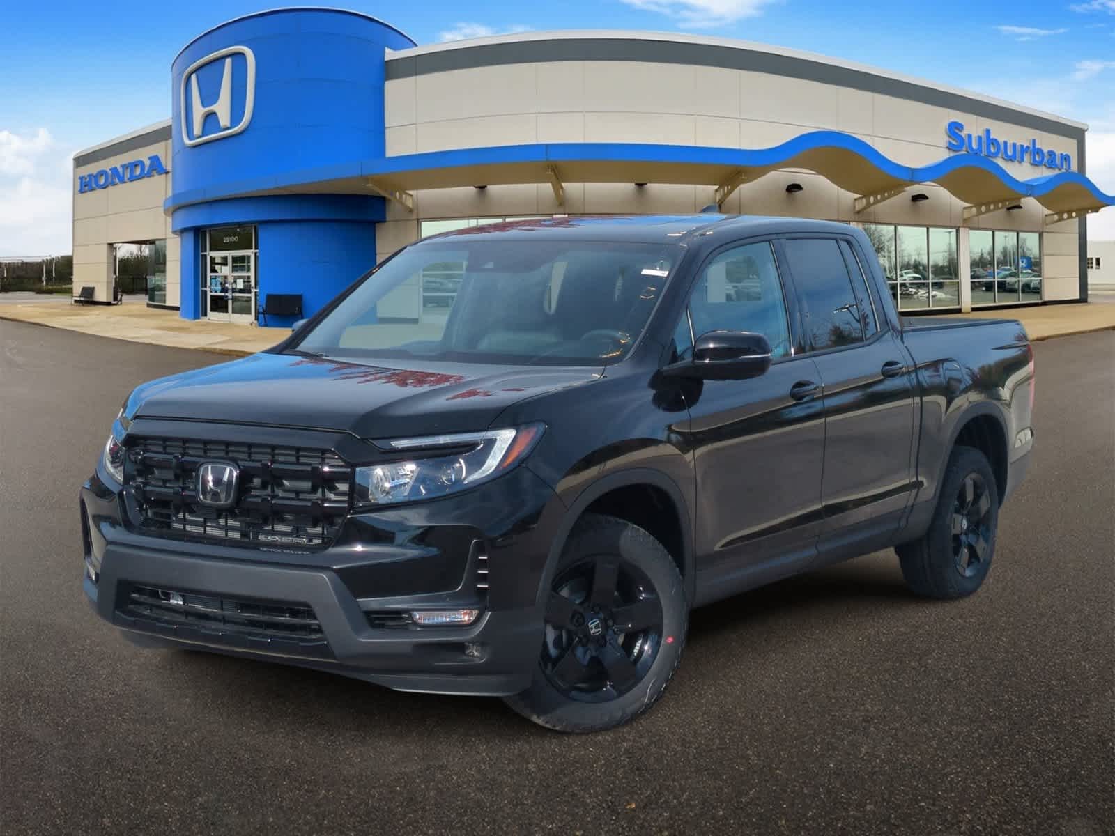 Crystal Black Pearl 2026 Honda Ridgeline Pickup Truck All-Wheel Drive 9-Speed Automatic