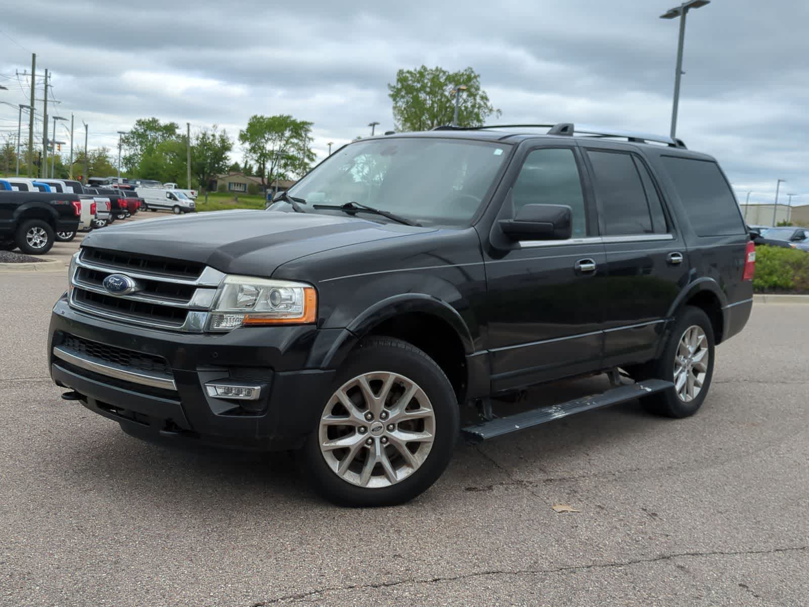 Tuxedo Black Metallic 2015 Ford Expedition Limited 4WD SUV / Crossover Four-Wheel Drive 6-Speed Automatic