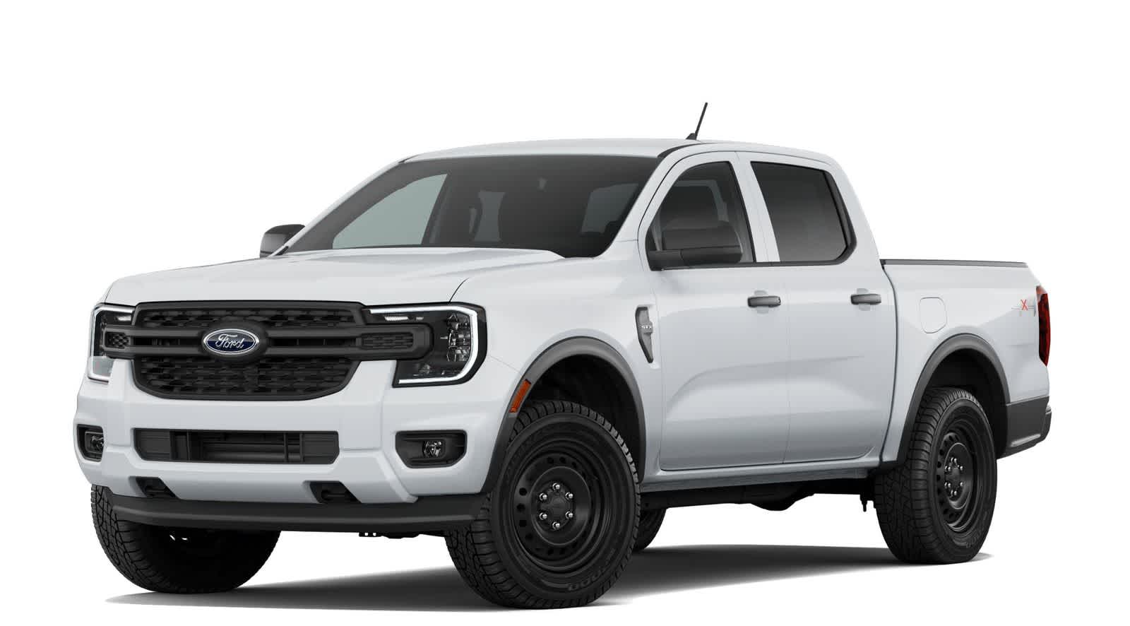 White 2026 Ford Ranger Pickup Truck Four-Wheel Drive Automatic