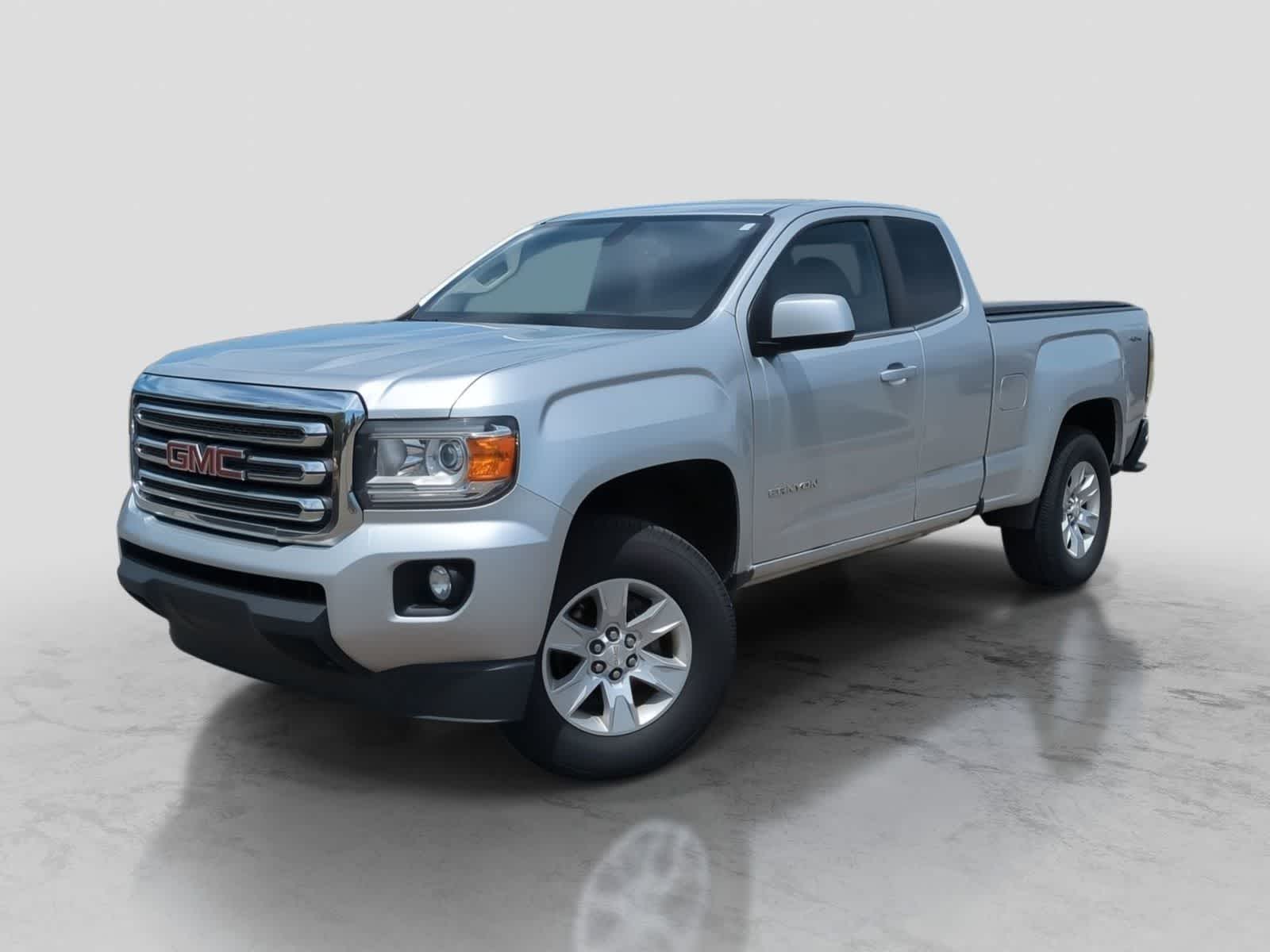 Quicksilver Metallic 2015 GMC Canyon SLE Ext. Cab LB 4WD Pickup Truck Four-Wheel Drive 6-Speed Automatic