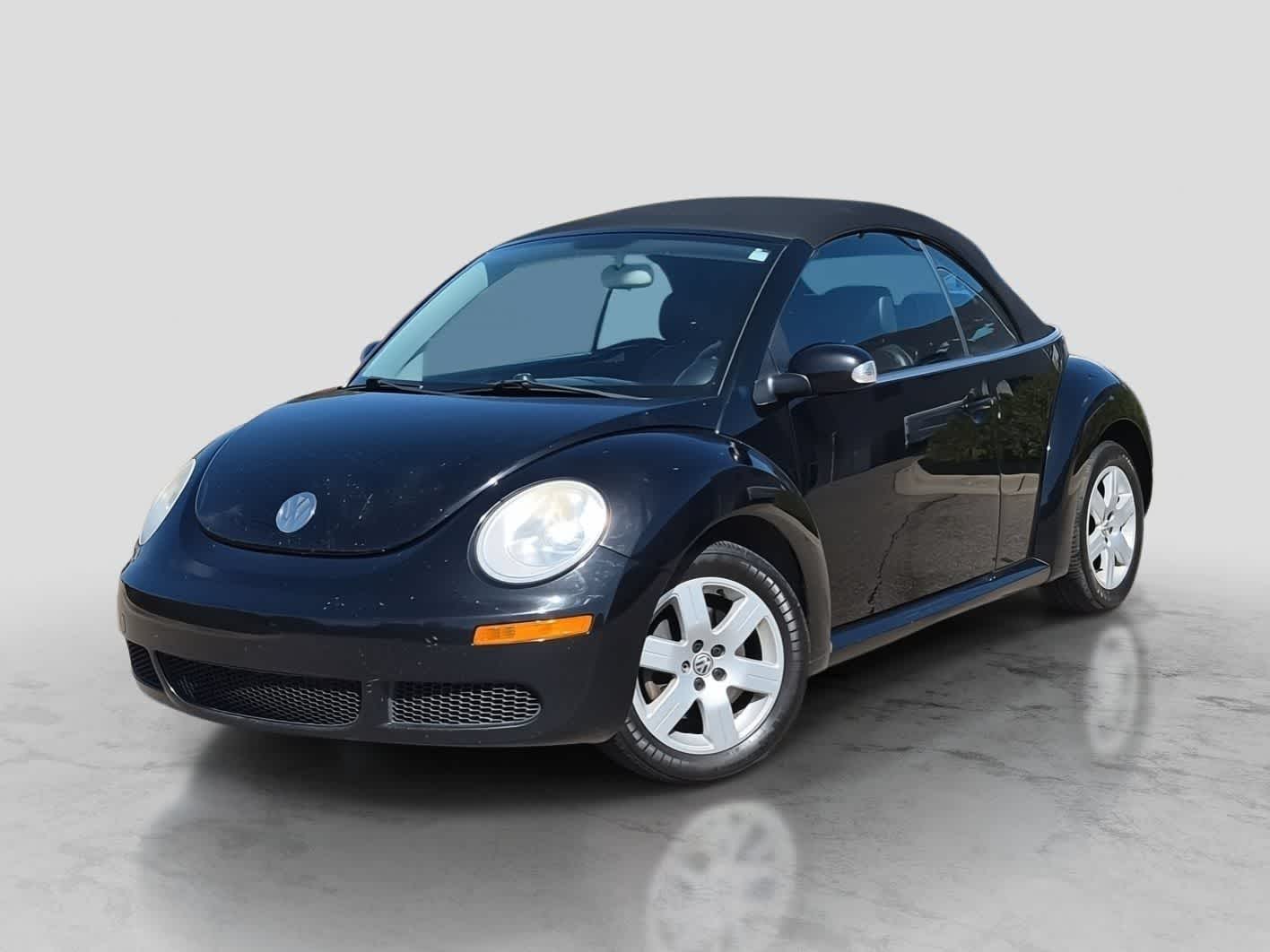 Black 2007 Volkswagen Beetle Convertible Front-Wheel Drive Automatic