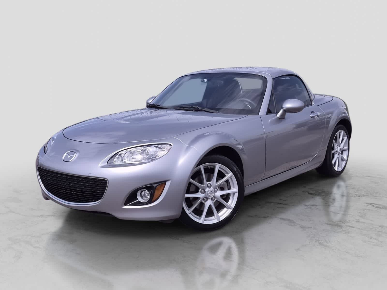 Liquid Silver Metallic 2010 Mazda MX-5 Miata Convertible Rear-Wheel Drive Automatic