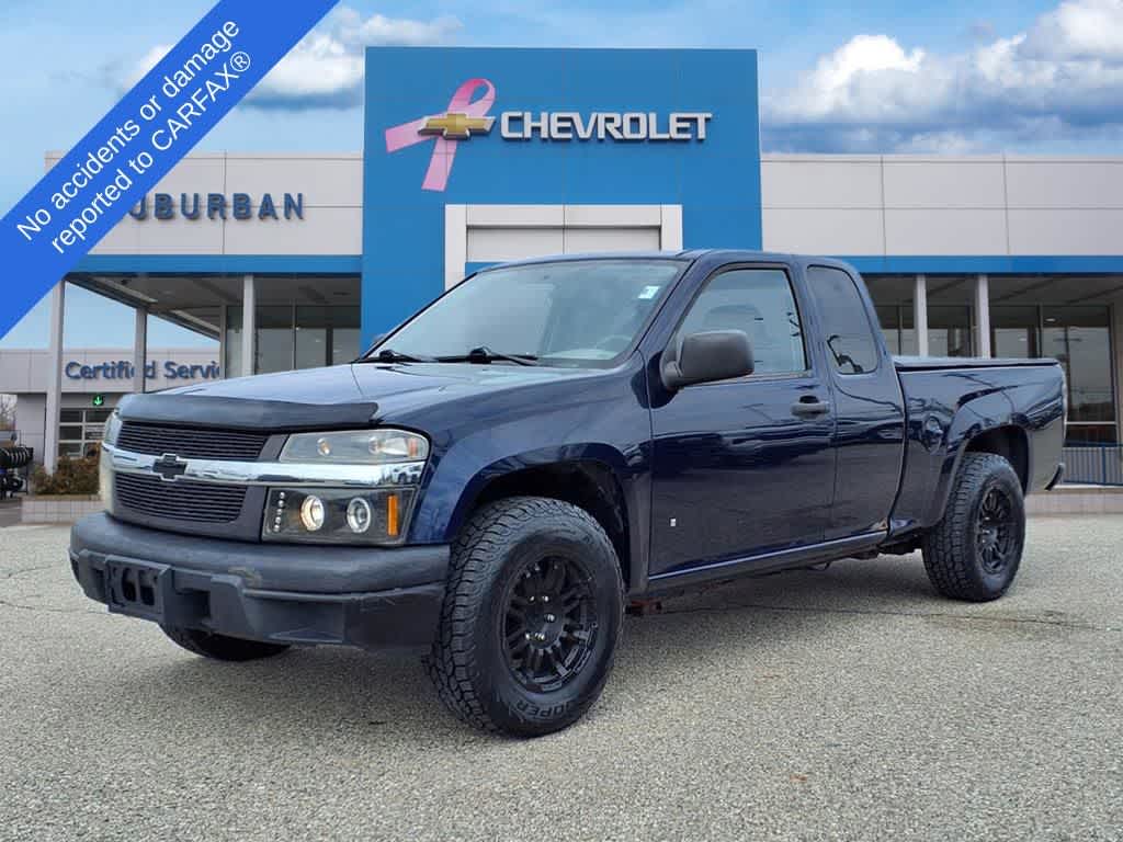 Black 2008 Chevrolet Colorado Work Truck Extended Cab RWD Pickup Truck 4X2 5-Speed Manual