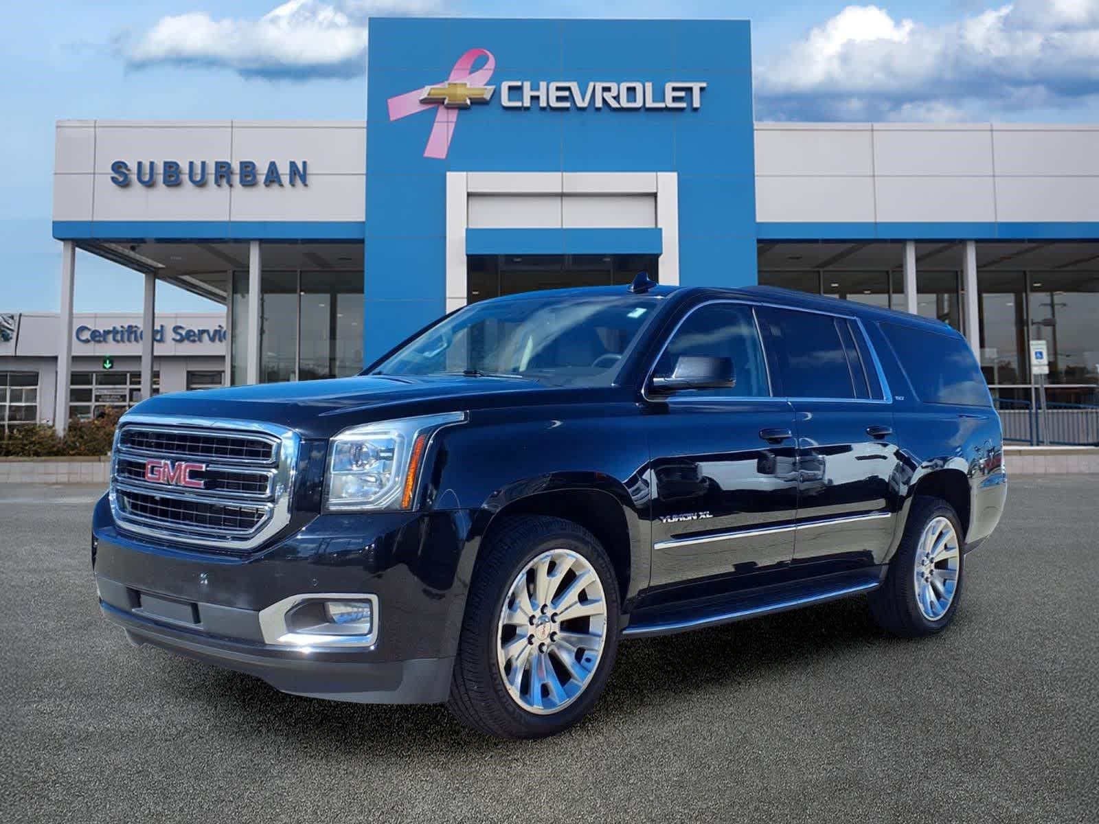 Onyx Black 2016 GMC Yukon XL SLT 4WD SUV / Crossover Four-Wheel Drive 6-Speed Automatic