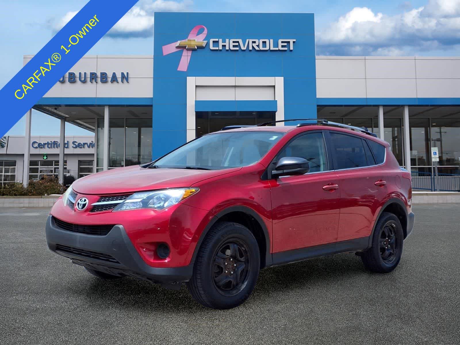 Barcelona Red Metallic 2013 Toyota RAV4 LE AWD SUV / Crossover All-Wheel Drive 6-Speed Automatic