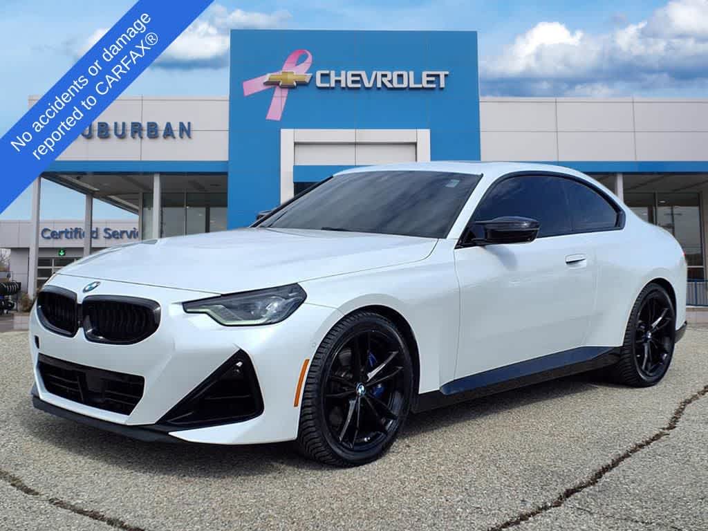 Mineral White Metallic 2022 BMW 2 Series M240i xDrive Coupe AWD Coupe All-Wheel Drive 8-Speed Automatic