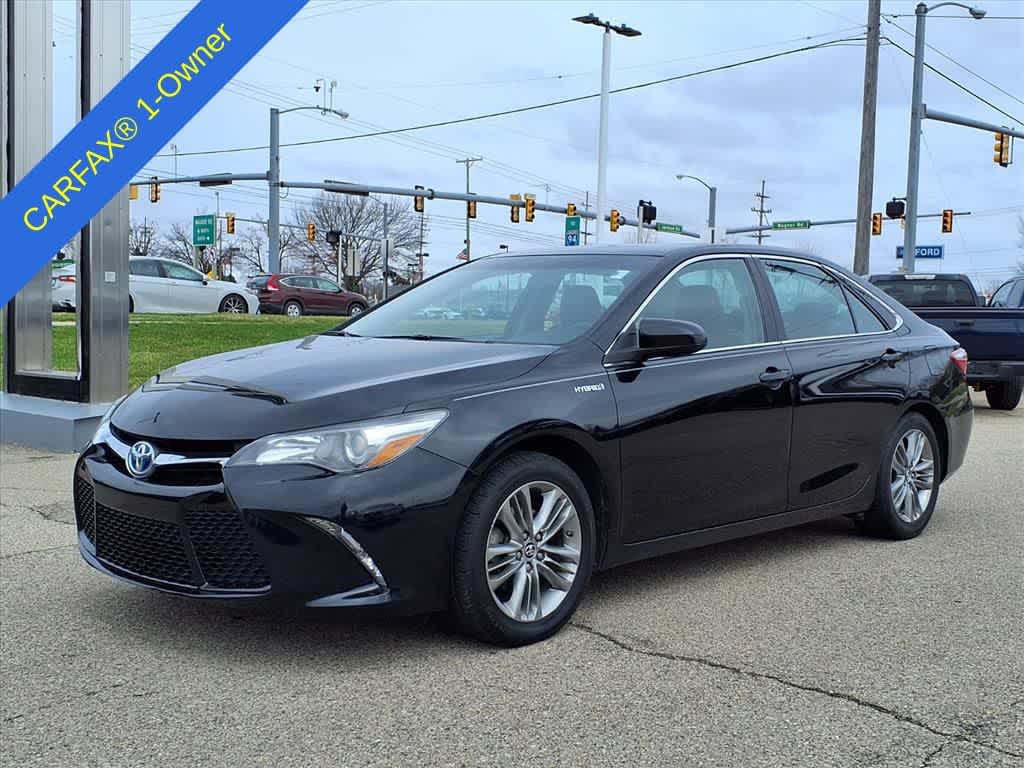 Attitude Black 2015 Toyota Camry Hybrid SE FWD Sedan Front-Wheel Drive Continuously Variable Transmission