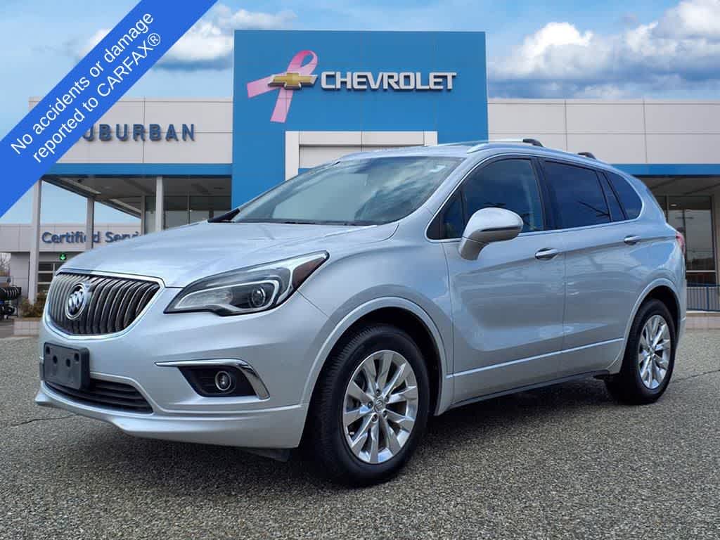 Galaxy Silver Metallic 2017 Buick Envision Essence FWD SUV / Crossover Front-Wheel Drive 6-Speed Automatic