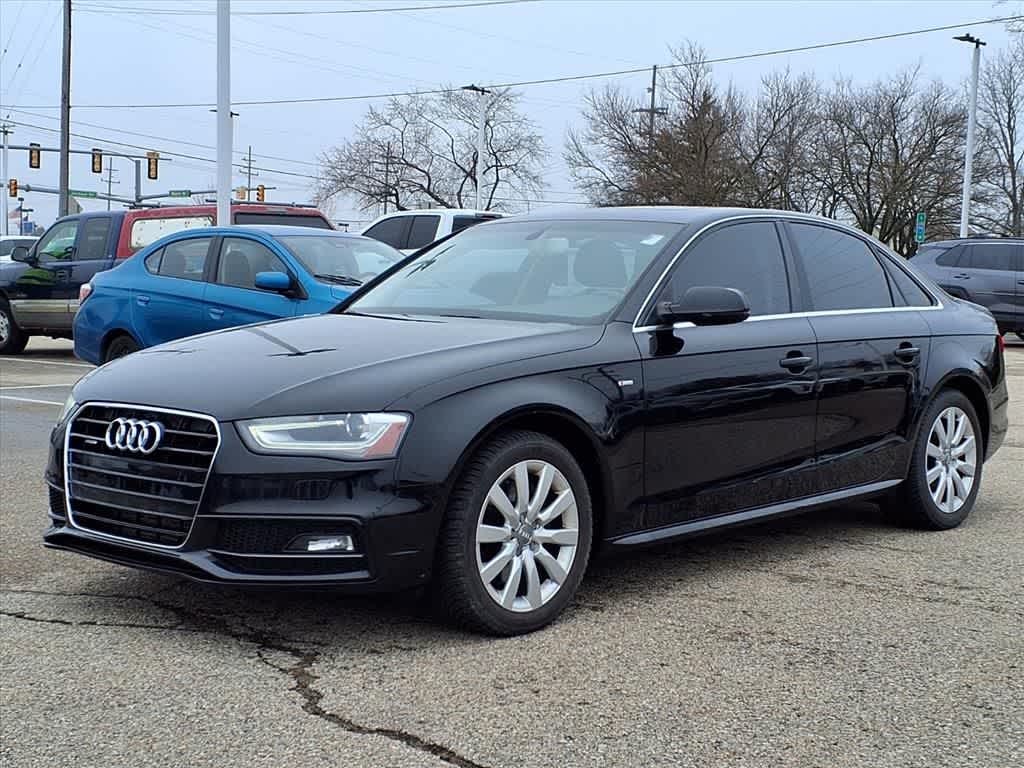 Brilliant Black 2015 Audi A4 2.0T quattro Premium AWD Sedan All-Wheel Drive 8-Speed Automatic