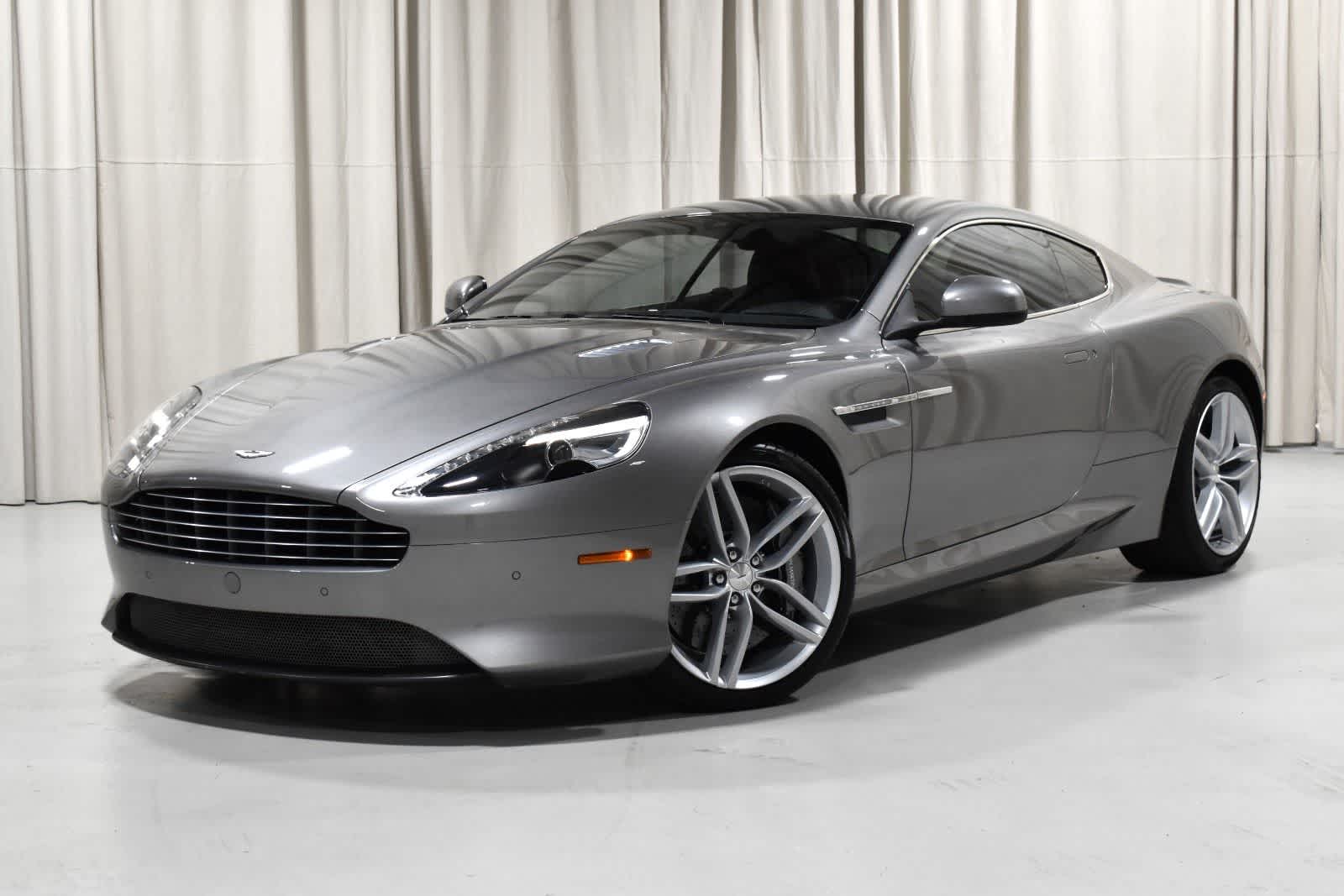 Silver 2014 Aston Martin DB9 Coupe Rear-Wheel Drive 6-Speed Automatic