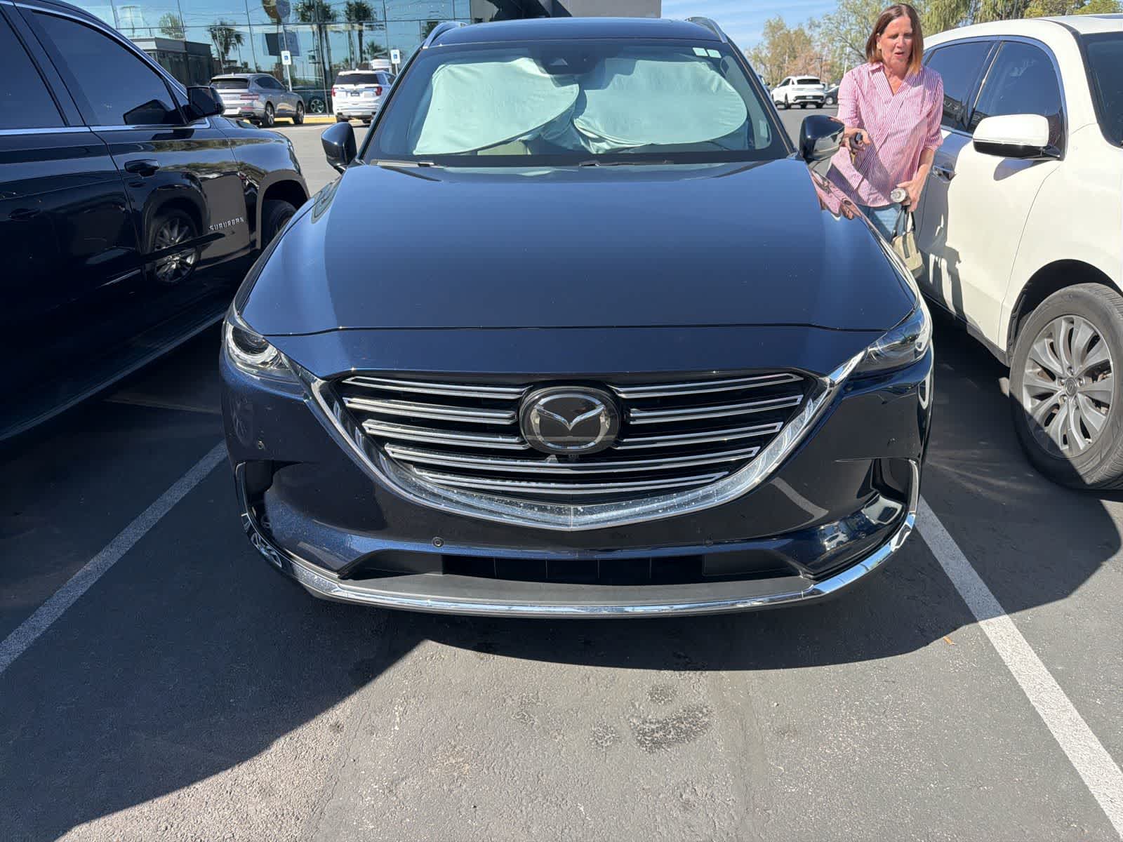 Deep Crystal Blue Mica 2020 Mazda CX-9 Grand Touring AWD SUV / Crossover All-Wheel Drive 6-Speed Automatic