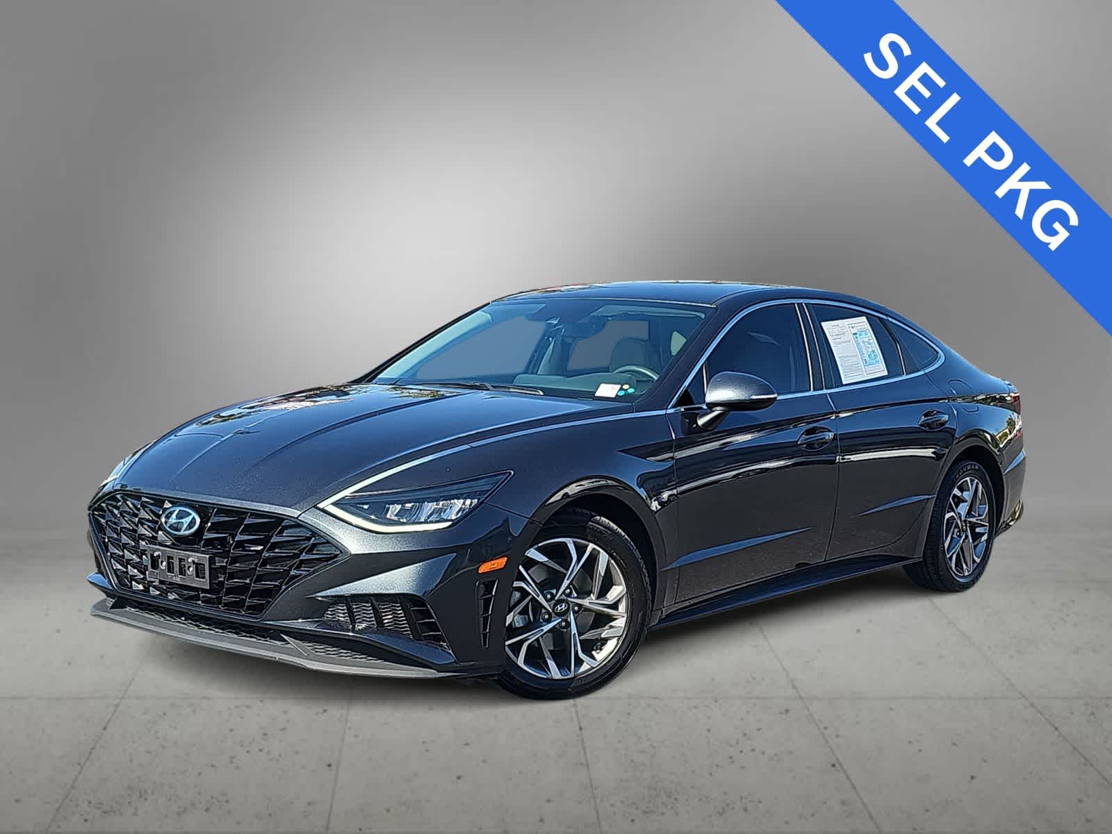 Portofino Gray 2021 Hyundai Sonata Sedan Front-Wheel Drive 8-Speed Automatic