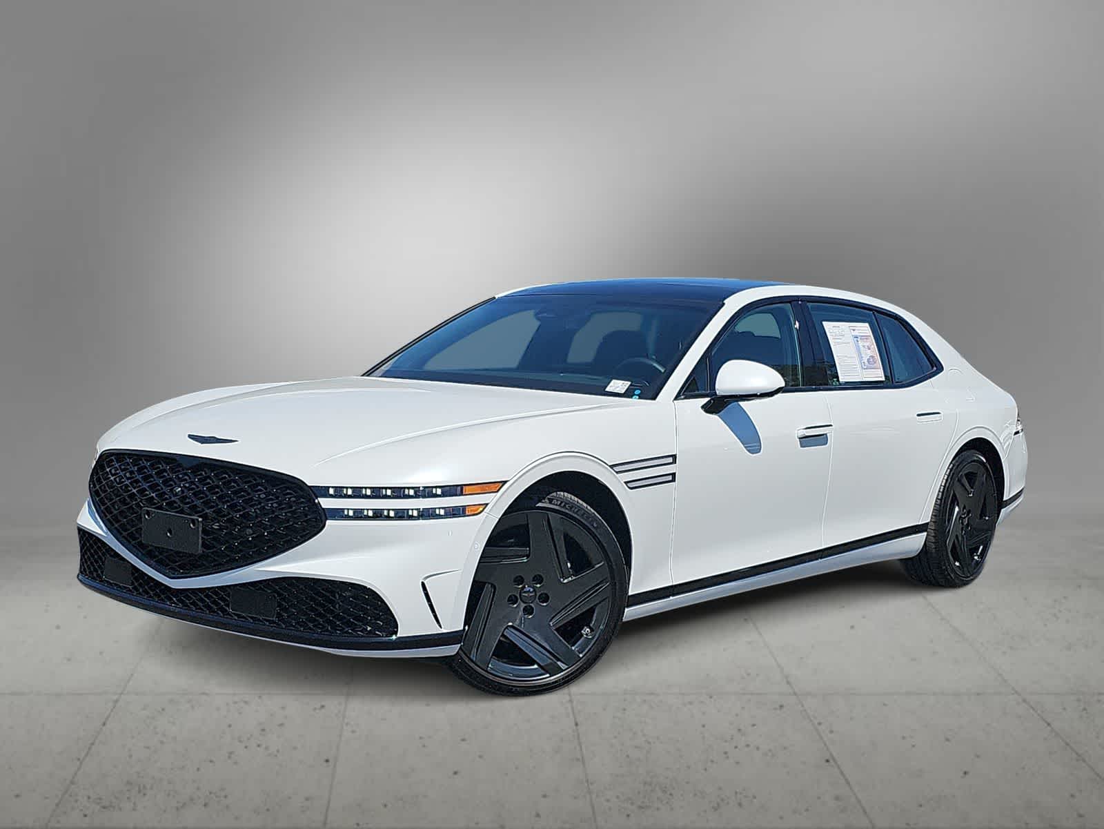 Uyuni White 2026 Genesis G90 e-SC Prestige Black AWD Sedan 8-Speed Automatic