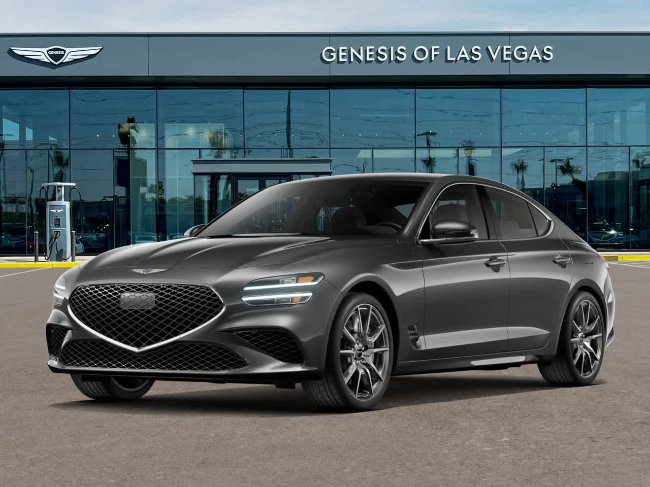 Makalu Gray 2026 Genesis G70 Sedan Rear-Wheel Drive 8-Speed Automatic