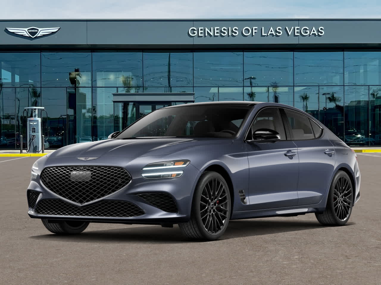 Ceres Blue 2026 Genesis G70 Sedan Rear-Wheel Drive 8-Speed Automatic