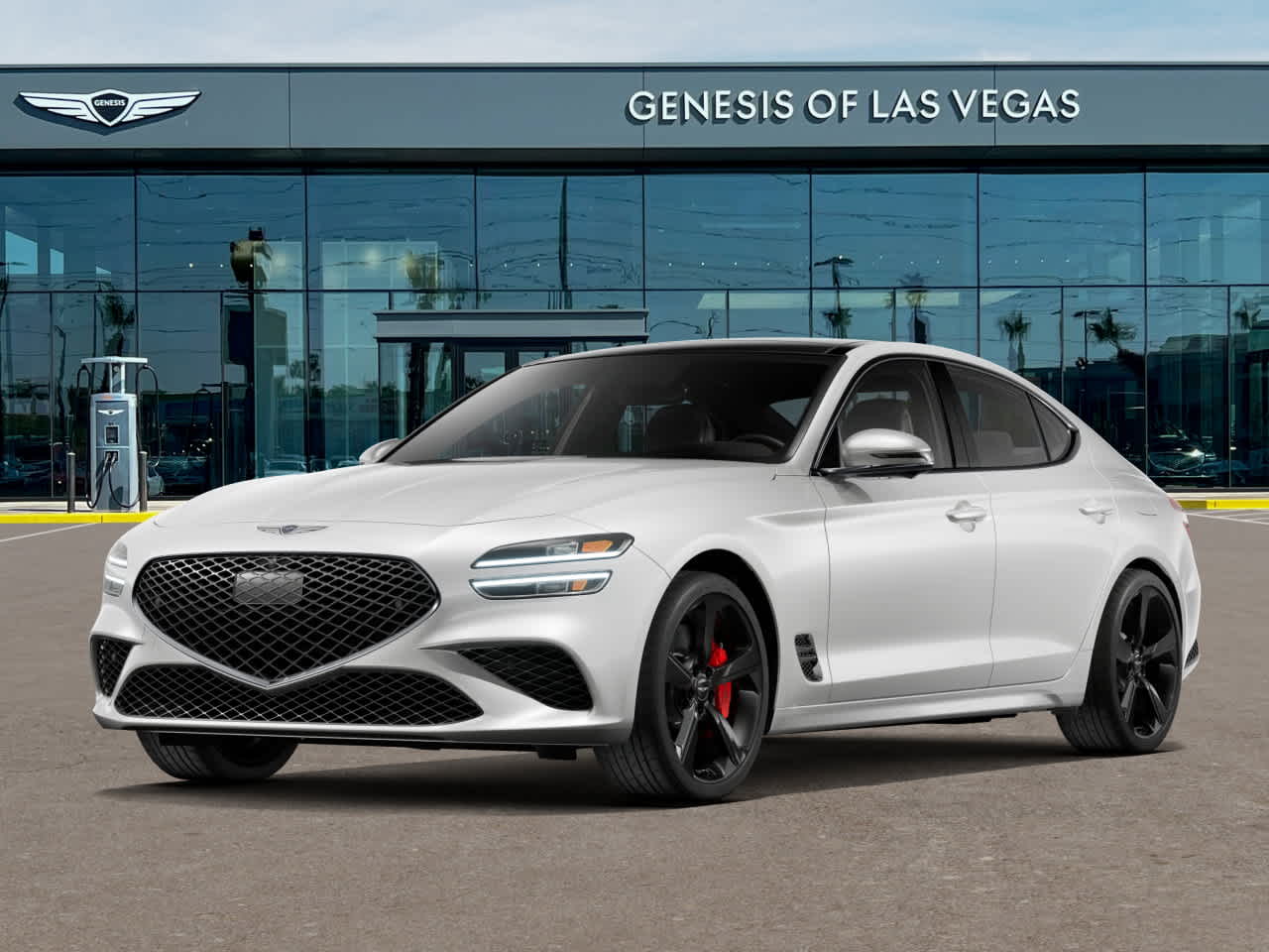 Uyuni White 2026 Genesis G70 Sedan Rear-Wheel Drive 8-Speed Automatic