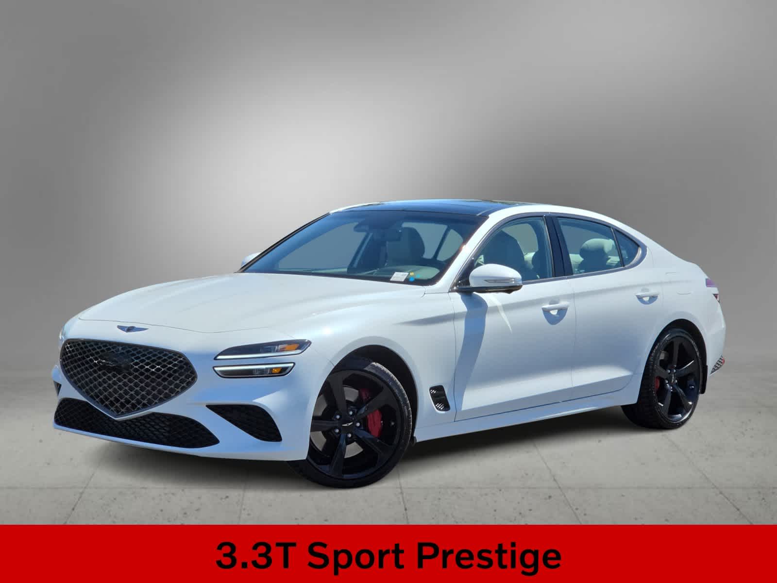 Uyuni White 2026 Genesis G70 Sedan Rear-Wheel Drive 8-Speed Automatic