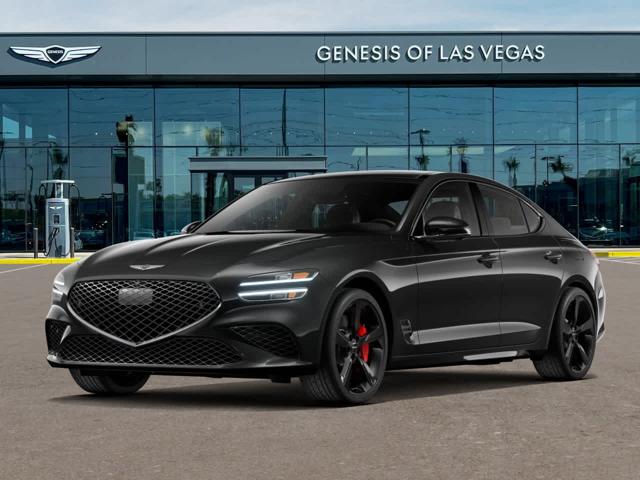 Vik Black 2026 Genesis G70 Sedan Rear-Wheel Drive 8-Speed Automatic