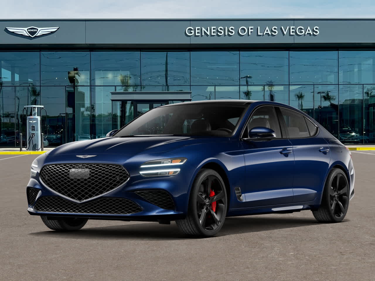 Capri Blue 2026 Genesis G70 Sedan Rear-Wheel Drive 8-Speed Automatic
